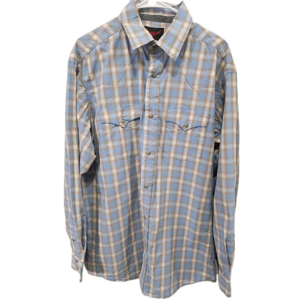 Wrangler Relentless Trevor Brazile Men's Western Pearl Snap Performance Shirt - Picture 3 of 8